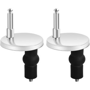 Lot de 2 Fixation Abattant WC Universelles Abattant de Toilettes &agrave; Charni&egrave;re Couvercle de Toilettes Abattant Fixations Abattant de Toilettes Remplacement Fixation pour Si&egrave;ge de WC Abattant WC Fix - Neuf