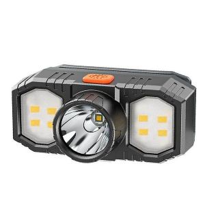 Lampe Frontale Led Haute Performance ¿ Étanchéité Ipx6, Sans Fil, Légère, Antidérapante, Luminosité 1 500 M, Rechargeable Par Usb Pour Les Aventures En Plein Air - Neuf