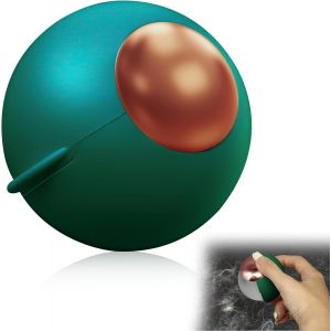 MEVRONISSHOP-Rouleau Pelucheux Lavable et r&eacute;utilisable pour Les Poils d'animaux, Rouleau Pelucheux en Gel Portable, Rouleau Pelucheux Lavable pour Les Poils de Fourrure (Vert dor&eacute;) - Neuf