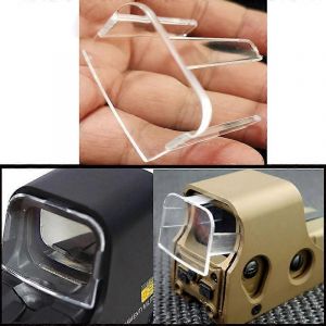 Couverture de protection de lentille acrylique transparente tactique pour la chasse Airosft EOTECH 551 552 553 556 557 point rouge visant viseurs holographiques - Neuf