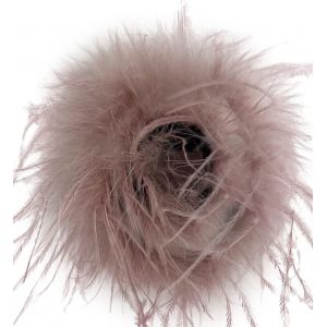 Kal-Poignets En Plumes D'autruche Naturelles Bracelets &Agrave; Pression Bracelets De Cheville Femmes Slap Autruche Cuff Bracelet Manchette Accessoires Cheveux Pour Femmes Filles - Neuf