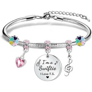 Ytseazn-Bracelet Love Note 1 Pièce À Vendre,Cadeau D'anniversaire Pour Les Femmes Qui Aiment La Musique,Les Meilleures Amies,Les Filles,Les Mères,Les Collègues - Neuf