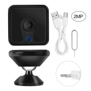 Mini camera de surveillance intelligente sans fil WiFi HD 1080P 100-240 V (prise UE 200 W) - Neuf