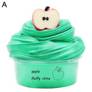 60ml Beurre Slime Non collant avec breloque Super Doux Stress Relief Fruit Cerise Slime Jouet pour Children_E - Neuf