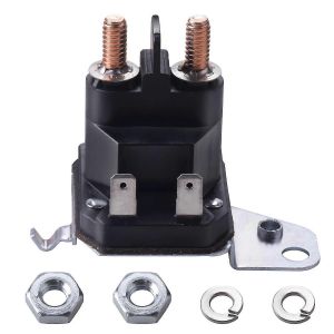 Tondeuse à gazon autoportée à relais solénoïde de démarreur 12V compatible avec Cub Cadet XT1 XT2 Enduro RZT LT1 ZT1 ZT2 MTD Troy-Bilt Craftsman Yard Man Machines Zero T - Neuf
