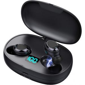 Écouteurs Bluetooth Sport, Écouteurs Sans Fil Étanche 3D Hi-Fi Son Stéréo 48 Heures Durée De Lecture Anti-Bruit Cvc 8.0 Avec Boîte De Charge Oreillette Bluetooth Sport Pour Samsung Huawei - Neuf