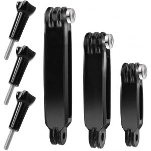 Support De Bras D'Extension Adaptateurs De Fixation R&eacute;glables Gopro Accessoires Kit Bras De Rallonge Avec Vis Molet&eacute;e Pour Gopro Hero 10/9/8/7/6/5/4 Et Autres Cam&eacute;ras D'Action[GOP6250438] - Neuf
