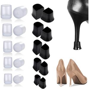 Kalanka-10 Paires Protege Talon Chaussure Prot&egrave;ge Talon, Prot&egrave;ge-Talons Coussinet Talon Chaussure Pour Mariages &Agrave; Talons Hauts Activit&eacute;s De Plein Air Marche Facile (5 Tailles) - Neuf