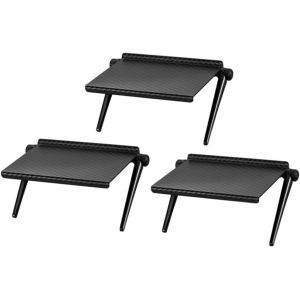 MEVRONISSHOP-2 Pi&egrave;ces &Eacute;cran R&eacute;glable Tablette Sup&eacute;rieure TV,&Eacute;tag&egrave;re Rangement pour &Eacute;crans Plats, Pliable Moniteur TV Shelf &Eacute;tag&egrave;re pour Decodeur &Eacute;cran Rack pour TV Boxpour contenir Les bo&icirc;tiers de c&acirc; - Neuf