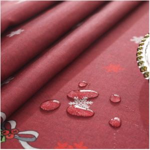 (Fond Gris Avec Bords Blancs, 150 X 300 Cm) Nappe De Noël Imperméable Nappe De Décoration De Vacances Pour Hôtel À Domicile Nappe Créative Européenne - Neuf