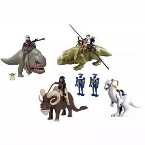 10pi&egrave;ces star wars mini figurine action garde blocs de construction jouet - costume de soldat robot - combat figure assembl&eacute;e - jouets amusants - th&egrave;me style pendules-Montez le monstre - Neuf