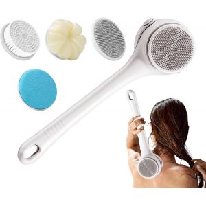 Sjzg-Brosse De Bain &Eacute;lectrique - Brosse De Nettoyage Intensive | Nettoyeur Automatique Rotatif Pour Le Corps Soin De Peau Spa Douche Hommes Femmes - Neuf