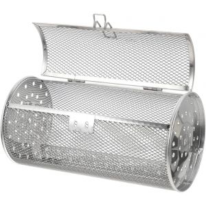Ulteronixshop-Panier De R&ocirc;tissoire En Acier Inoxydable Pour Friteuse &Agrave; Air Accessoire De Cuisson Cage &Agrave; Poulet R&ocirc;ti 140 X 250 Mm Mod&egrave;le D - Neuf