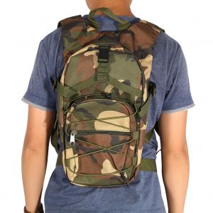 Sac A Dos D'hydratation 2,5 L Pour Randonnee, Camping, Escalade, Motif Camouflage Jungle - Neuf
