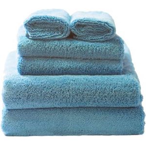 49m4b Set De 6 Serviettes De Bain Absorbantes En Microfibres De Qualité Professionnelle/Salon De Coiffure. Sèchent Simplement La Peau Et Les Cheveux En Tamponnant, Couleur Grise[Gra13553] - Neuf