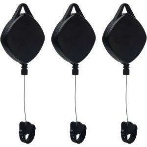 KALSW-Syst&egrave;me De Poulie De Plafond R&eacute;tractable Pour H-Tc V-Ive/V-Ive Pro/Oculus Rift/Rift S/Link Pour Oculus Quest/Quest 2/Valve Index Vr Accessoires (Noir-3 Pi&egrave;ces) - Neuf