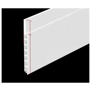 Joint de porte et bas de porte anti-courant d'air - NOUVEAU bas de porte isolant (rapide à installer), idéal pour l'isolation contre le froid, le bruit et l'humidité (1 x blanc) - Neuf