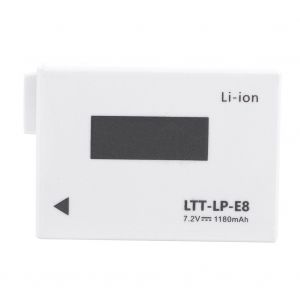 Batterie rechargeable LTt LP-E8 pour appareil photo Canon EOS 550D, 600D et 650D - Neuf