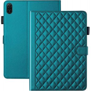 KAL-Coque Pour Honor Pad X8A 11 Pouces 2024 Business Cuir Pu Tablet &Eacute;tui Pour Honor Pad X8A Avec Fente Pour Carte Fonction Stand Vert - Neuf