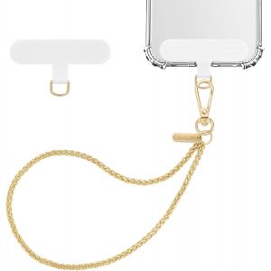 Kal-Dragonnière De Téléphone En Métal , Longe De Téléphone Universelle Avec Languette D'attache,Sangle De Bracelet De Téléphone Portable Mains Libres Amovible Pour Iphone,La Plupart Des Smartphones,O - Neuf