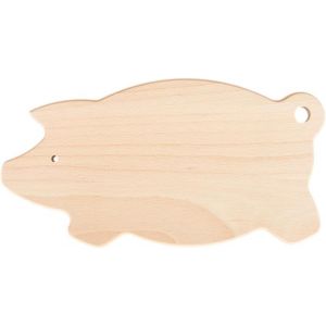 Planche À Découper En Bois, Pour Servir Des Snacks Ou Pour La Décoration De Cuisine - En Forme De Cochon - Neuf