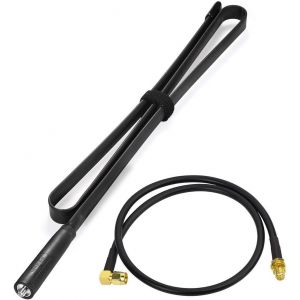 Antenne VHF UHF Double Bande 144/430 MHz Antenne Radio Jambon CS Tactique SMA Femelle Pliable avec Câble Relocalisation Extension pour BF-F8HP UV-5R UV-82 BF-888S GT-3 Ham Radio - Neuf