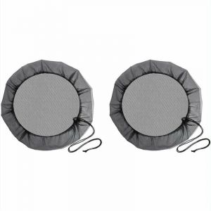 Filet De Baril De Pluie De Diamètre 80 Cm, 2 Pièces Filet De Protection Avec Cordon De Serrage, Couverture Anti-Moustiques Et Animaux Pour Collecteur D'eau De Pluie - Neuf