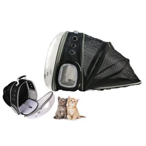 Sac &Agrave; Dos De Transport Extensible Pour Chats Et Chiens - Noir - Neuf