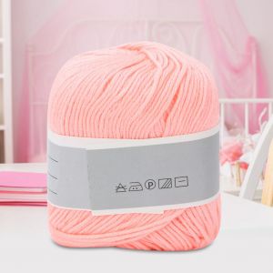 Fil de coton epais pour bebe, tissage manuel populaire (rose clair) - Neuf