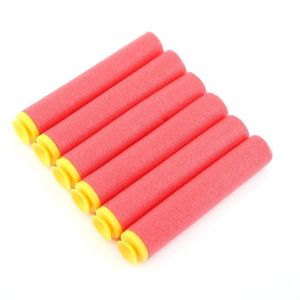 6pcs Recharge Ventouse Soft Darts Sniper Bullet Blaster Pour Pistolet Jouet Rouge - Neuf
