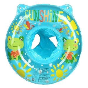 Si&egrave;ge de natation gonflable Bran Baby &iquest; Motifs d'animaux amusants, flotteur en PVC s&ucirc;r pour les enfants, id&eacute;al pour les piscines et les baignoires, facile &agrave; transporter - Neuf