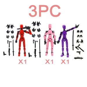 Marionnettes Porte-Bonheur 13 Poup&eacute;es,Mod&egrave;le De Robot &Agrave; Combinaisons De Styles Multiples,Cadeau De Vacances Bon March&eacute;,D&eacute;coration De Bureau De Poup&eacute;e Robot Cool 3 Pi&egrave;ces - Type 3pc-B40-789 - Neuf