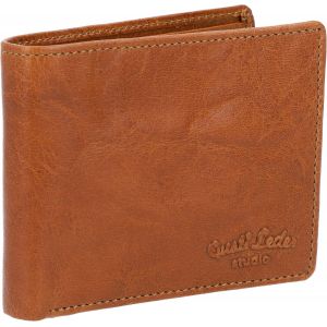 Portefeuille Cuir Studio &iquest;Easton&iquest; Portefeuille R&eacute;tro Porte-Monnaie Vintage Pochette Homme Femme Cuir De Buffle Marron Fonc&eacute; 2A108-20-2 S - Neuf