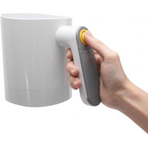 Jexnovashop-Tamis &Agrave; Farine &Eacute;lectrique &Agrave; Piles, En Acier Inoxydable, Outil De Cuisson, Shaker En Maille En Acier Inoxydable, Passoire &Agrave; Poudre, Passoire &Agrave; P&acirc;tisserie (Blanc) Taille Unique - Neuf