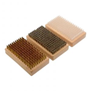 Brosse A Farter Reutilisable Pour Le Pon&ccedil;age, Le Polissage, Le Fartage De Ski, La Brosse De Nettoyage, Le Fartage De Snowboard, Ensemble De Brosses, 3 Pieces Ref: 2134 - Neuf