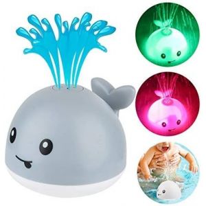 Jouet De Bain Et Piscine Pour Bébé, Baleine À Jet Avec Led - Neuf