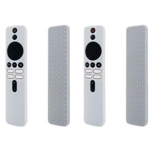 Pour Xiaomi TV Box 4K 2nd Gen Télécommande Étui de Protection Blanc - Neuf