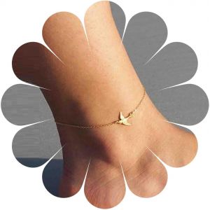 Eryi-Bracelets De Cheville Bohème Colombe De La Paix Bracelet De Cheville Argent Hirondelle Petit Oiseau Bracelets De Cheville Chaîne De Bracelets De Cheville Animal Chaîne De Pied Minimale - Neuf
