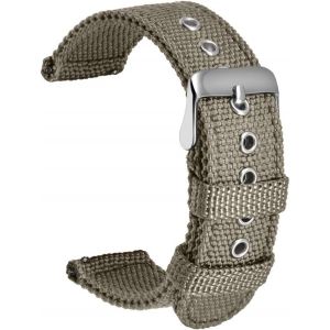 Kal-Nylon Bracelet Montre Haute Qualité Bracelet Montre Armée Militaire - 18mm, 20mm, 22mm, 24mm Montre Bracelet Avec Acier Inoxydable Boucle - Neuf