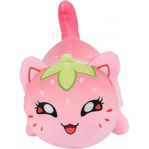 Peluche Chat, Douce Peluche Chat Miaou, Cadeau D'anniversaire, De Fête Pour Enfants, Petite Amie Et S?Urs (Chat Fraise)-Jaune - Neuf