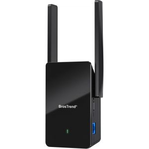lbgwp60-Répéteur Wifi 6 Ax1500, Repeteur Wifi Puissant Couvre Jusqu'À 185M², Amplificateur Wifi Avec Port Gigabit, Wifi Extender Double Bande 5Ghz & 2.4Ghz, Compatible Avec Toutes Les Box Internet - Neuf