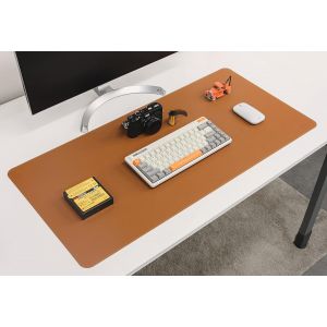 Sous-Main En Cuir Double Face, Buvard Pour Ordinateur Portable, Tapis De Souris, Écriture, Dessin, Tapis D'Art Et D'Artisanat (43,2 X 61 Cm, Lilas) - Neuf