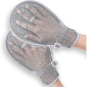 Gants De Contention M&eacute;dicale - Lot De 2, Gants De Protection Des Mains Pour Les Patients Atteints De D&eacute;mence Ou Les Personnes &Acirc;g&eacute;es, Les Enfants Autistes, Gants De Contention Au Lit, Immobilisation Des Membres, C - Neuf