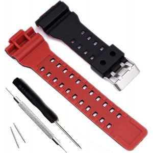 Kal-Bracelet De Montre De Rechange En Résine Naturelle Pour Casio G-Shock Gd120/Ga-100/Ga-110/Ga-100c - Neuf
