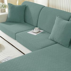 Tianyi-Housse Assise Canapé Extensible, Housse De Coussin Canapé, Universelle Housse Coussin Canape, Protection Meubles Couvre Pour Canapé Antidérapante Couverture Canape (1 Place, Vert) - Neuf