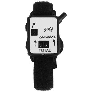 Club De Golf Stroke Score Keeper Count Putt Shot Counter Montre Avec Bracelet Noir - Neuf