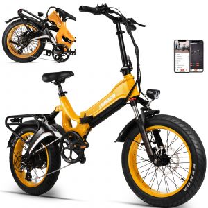 V&eacute;lo &Eacute;lectrique Pliant Mihogo Nx 20 Pouces,1000w ,48v12,8ah, 40 Km/H, D'Une Autonomie De 64 Km Et Est &Eacute;quip&eacute; De Freins Hydrauliques, De Roues &Agrave; Rayons Et De L'Application Shimano 7s +App - Neuf