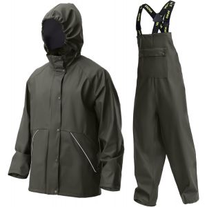 Subzonal-Combinaison De Pluie Imperm&eacute;able Homme Tenue De Travail R&eacute;sistante Avec Veste Et Pantalon, Id&eacute;ale Pour P&ecirc;che, Chantier Et Plein Air Ws-005 - Neuf