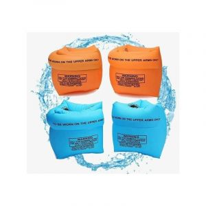 Brassard Enfant Piscine 4Pcs¿2*22*18CM¿,Brassard Gonflable,Brassard Bebe,Anneaux Gonflables de Brassards,Brassard Enfant Débutant Natation - Neuf