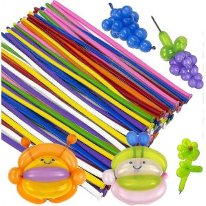 260 ballons pour tordre ballon Animal,longs ballons minces en latex pour le mod&eacute;lisme,kit d'animal de ballon magique pour les mariages,100pcs,multi [xc] - Neuf